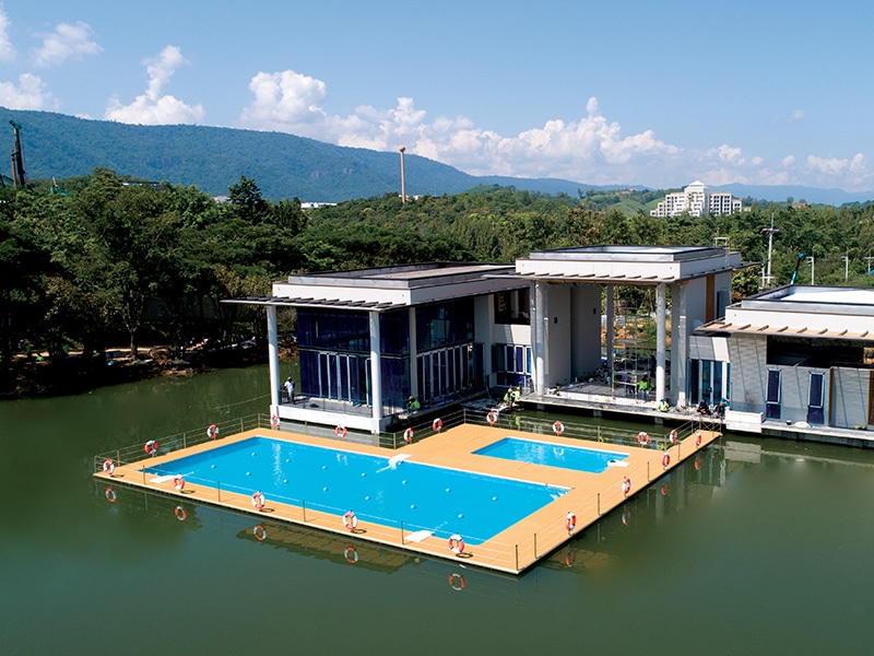 piscines flottantes